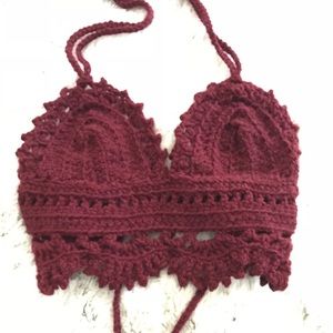 Crocheted Bralette Top